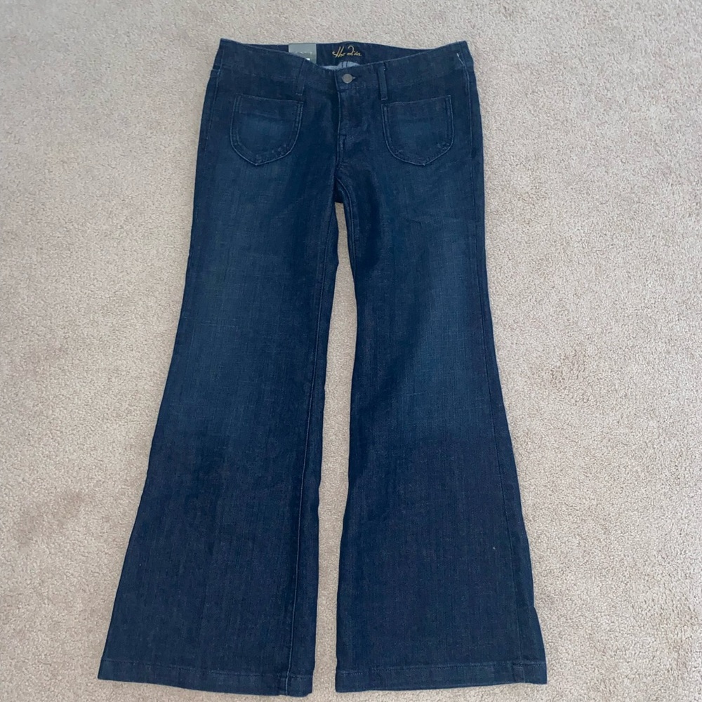 vintage flare low waist jeans